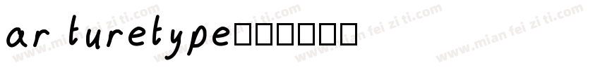 ar turetype字体转换